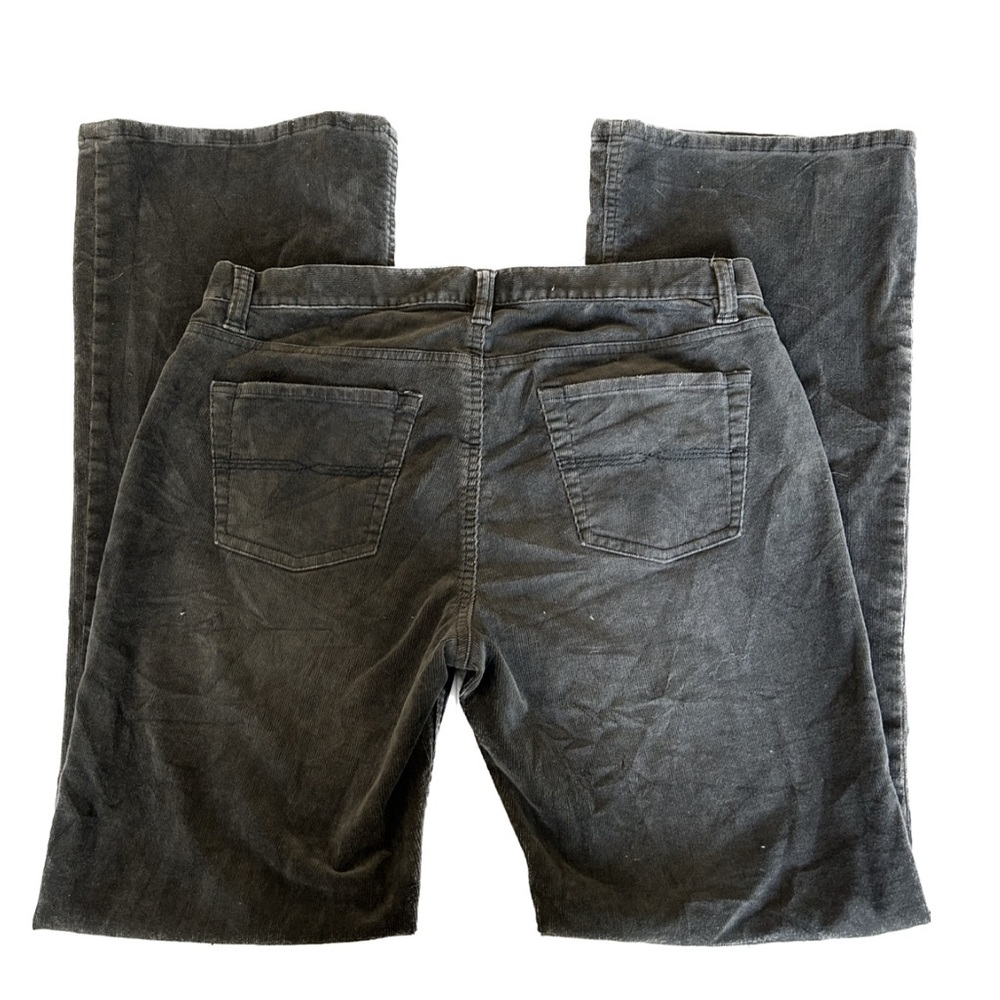 super cute vintage black express low rise bell bottom corduroy jeans!